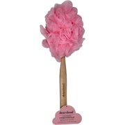 dearcloud True Cleanse XL Loofah Brush   Exfoliating Body Exfoliator Scrubber with Long Handle for Shower - Shower Scrubber for Body Pink