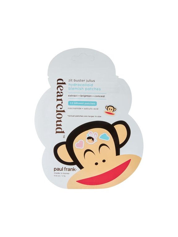 Paul Frank Zit Buster Juilus Hydrocolloid Blemish Patches 12 Each