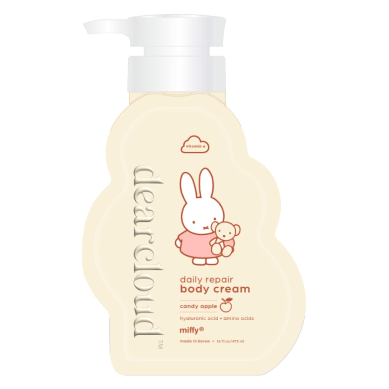 dearcloud x Miffy Daily Repair Body Cream – Vitamin E&nbsp