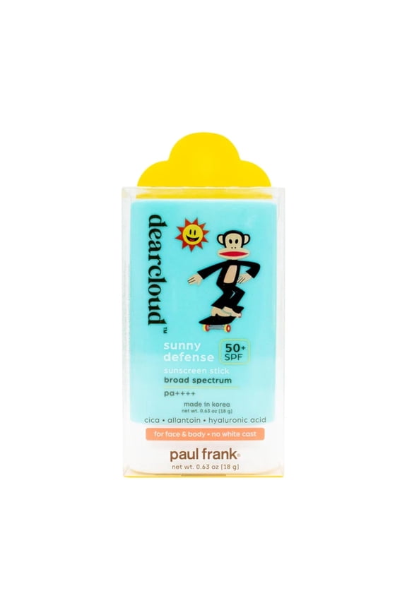 x Paul Frank Sunny Defense Sunscreen Stick SPF 50+ PA++++ Korean Sunscreen for Face & Travel Size (.63 oz)