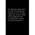 thumbnail image 1 of Your decision-making skill is an asset that has always inspired me to be like you. I appreciate all your words of encouragement and everything: Perfect goodbye gift to coworker / going away gift for y, 1 of 1
