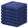 thumbnail image 1 of decorUhome 100% Cotton Waffle Weave Dish Cloths, 6 Pack - 12 x 12 Inches, Super Soft Absorbent Quick Drying Dish Towels, Navy Blue, 1 of 7