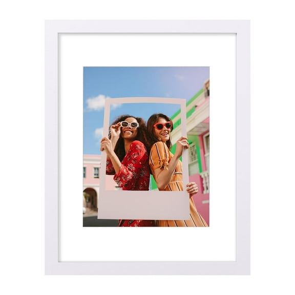 decorUhome 11x14 Matted to 8x10 Picture Frame, Photo Frame for Gallery Wall or Tabletop Display, White