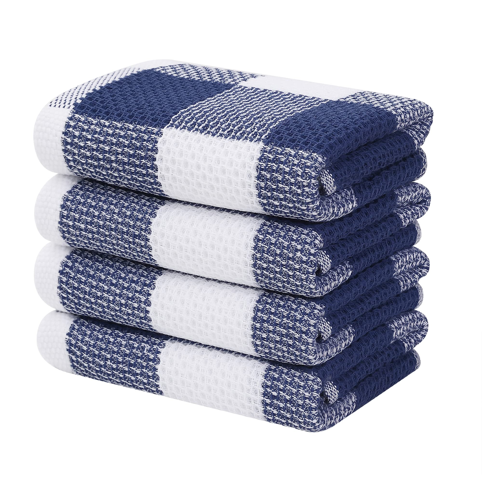 LANEPORTIA Waffle Weave Kitchen Towel with Hanging Loop