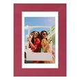 thumbnail image 1 of decorUhome 4x6 Matted to 3.5x5 Picture Frame, Photo Frame for Gallery Wall or Tabletop Display, Red, 1 of 9
