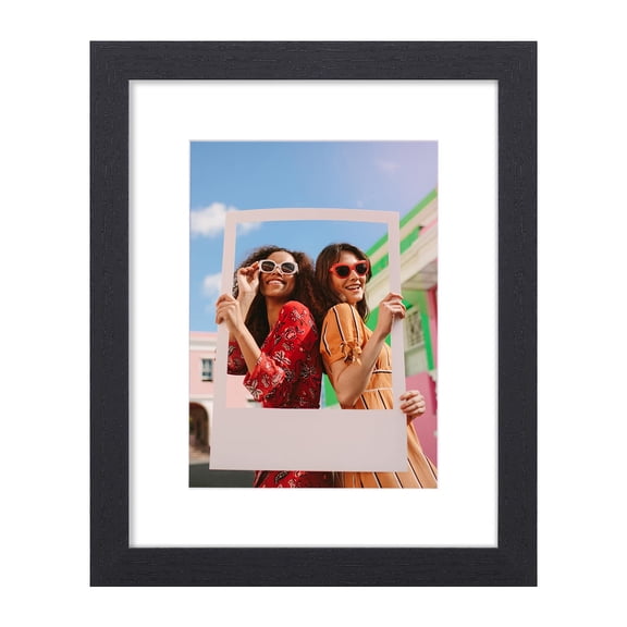 decorUhome 8x10 Matted to 5x7 Picture Frame, Photo Frame for Gallery Wall or Tabletop Display, Black