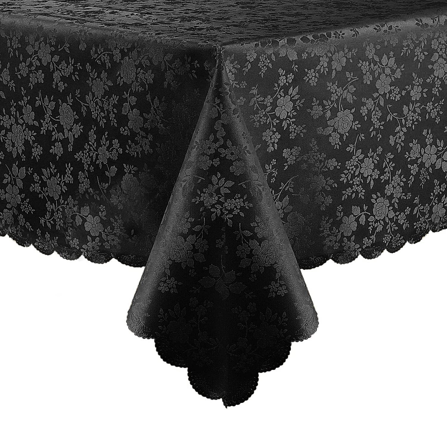 decorUhome Heavy Duty Vinyl Tablecloth, Waterproof Rectangle Table