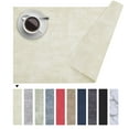 thumbnail image 1 of decorUhome Placemats Set of 6, Heat Resistant PU Faux Leather Table Mats, 11.8" x 17", Beige, 1 of 11