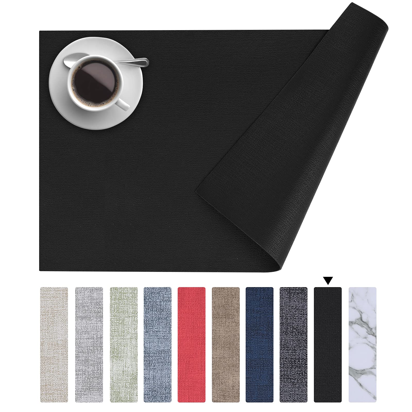 Black Placemats, 50Pack