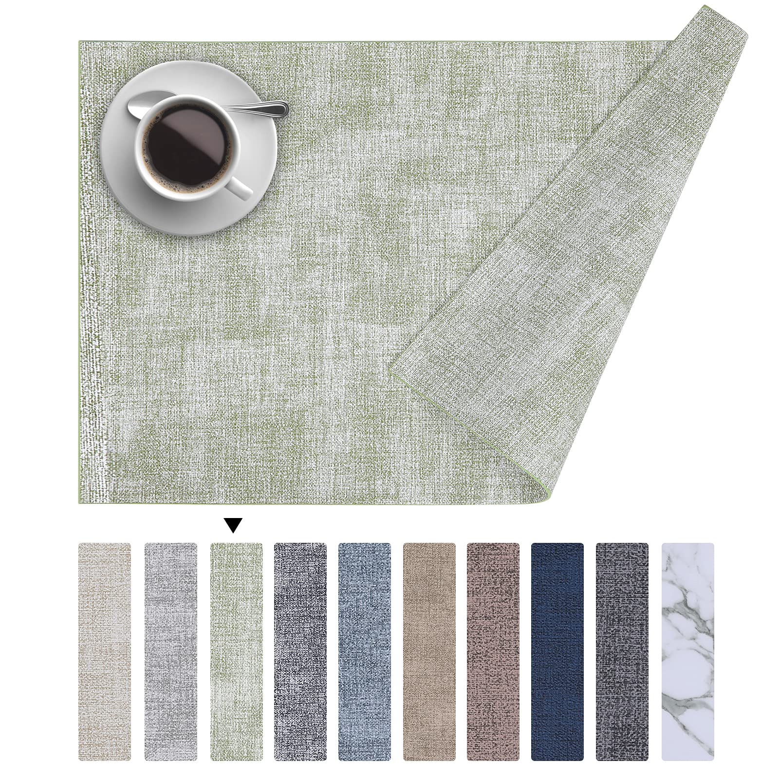 Nuby Sure Grip Animal Placemat, Green Monkey