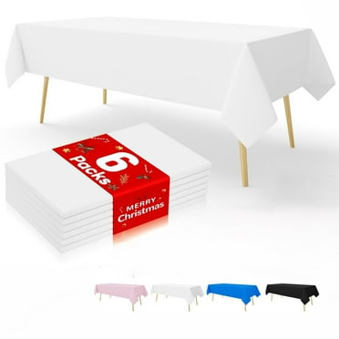 Arestory Premium Disposable Table Cloth - 1 Pack, 54 x 108 Inch Table ...