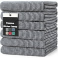 thumbnail image 1 of decorUhome Premium Kitchen Towels(18"x 28", 6 Pack), Large Cotton Kitchen Hand Towels, Grey, 1 of 10