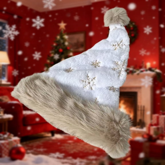 decoraciones navideƱas al aire libre Christmas Hat Party Party Party Dress Extended Hat Christmas Decoration Hat
