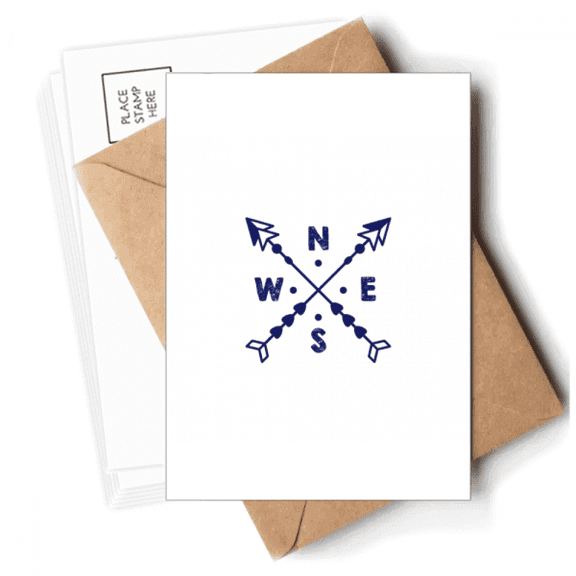 decoration direction indication Postcards Envelopes Blank Note Cards Mailing