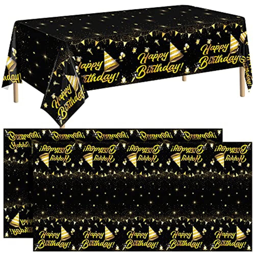 decoration waterproof table party Family tablecloth Festive Birthday