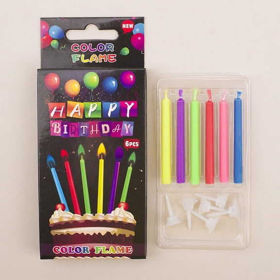decorations Colored Flame Candles Birthday Candles Party Cake Candles Cool and Good-Looking
