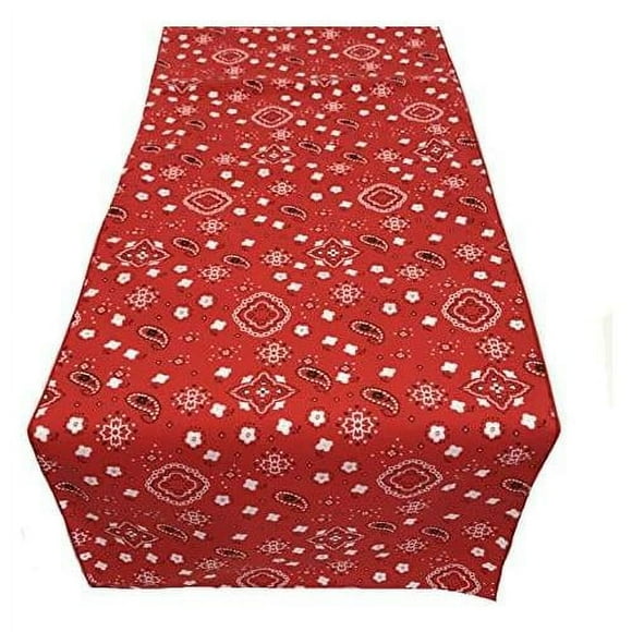 Red Bandana Table Runner