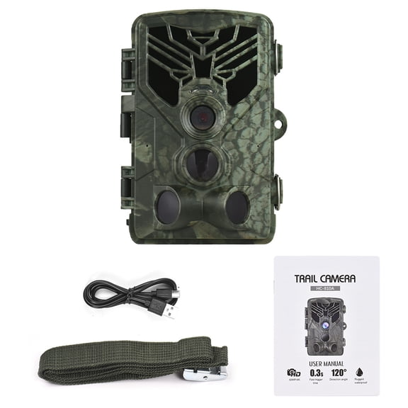 deer camera Camera Trail Cameras with Night Motion Activated Waterproof IP65 4K 50MP 120 Wildlife Camera Night Trail Cam with 0.3s Trigger Speed