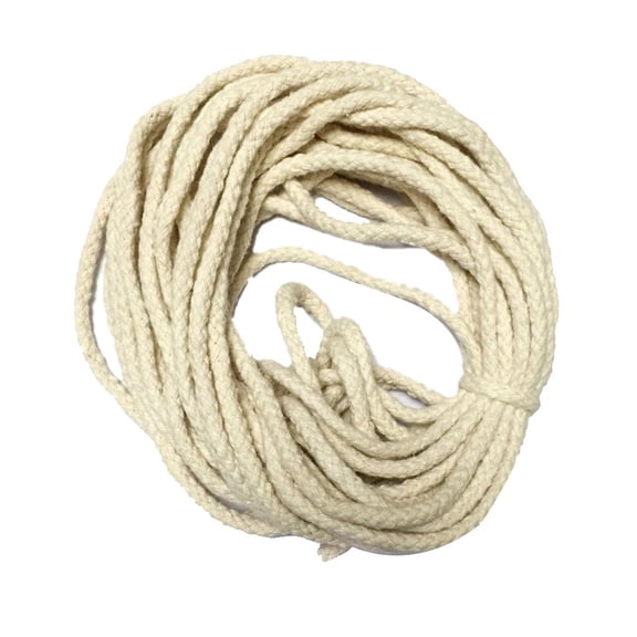 deevoka 10 Meters Cotton Rope Braided Twisted Cord for DIY Craft Wedding Supplies 5mm