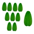 thumbnail image 1 of deevoka 10 Pieces Simulated Banana Leaf Table Mat Creative Tropical Table Decoration L, 1 of 9