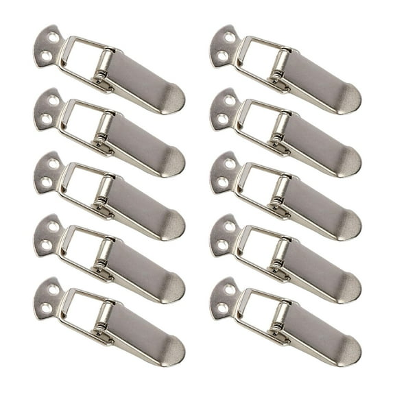 deevoka 10 Pieces Spring Loaded Toggle Latch Clasp Buckle Latch for Box Cabinet