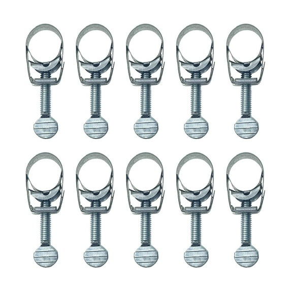 deevoka 10 Pieces Steam Iron Cord Holder Sturdy Replacement Parts Hose Fixing Clamps