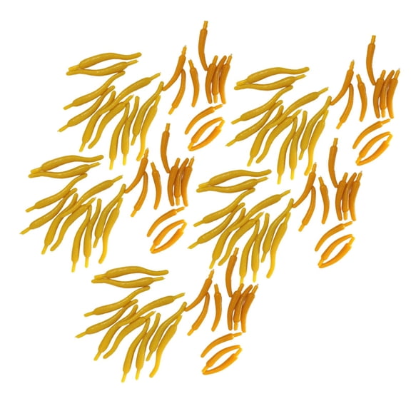 deevoka 100 Pieces Artificial Stamens Art Handmade DIY Lotus Flower Parts 4.8cm 7.3cm