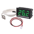 thumbnail image 1 of deevoka 12V Digital Thermometer Practical Multipurpose for Cellar Guitar Room Garden Green, 1 of 7