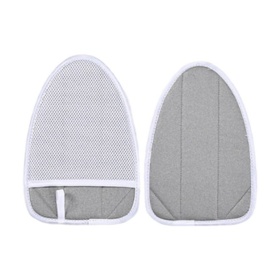 deevoka 2 Pieces Garment Steamer Ironing Gloves Anti Steam Mitten for Clothes Collar oval head