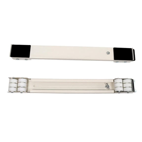 deevoka 2 Pieces Mobile Base Furniture Mobile Rollers for Washing Machine, Laundry white