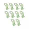 thumbnail image 1 of deevoka 2 X 10 Pieces Connecting Hooks for Coat Hangers, , Cascading Coat Hanger Hooks, Extension Clips, Connecting Hooks for Coat Hangers , Green, 4 Pcs, 1 of 9