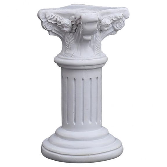 deevoka 2X Roman Pillar Statue Pedestal Candlestick Stand Sculpture Garden Layout Decor