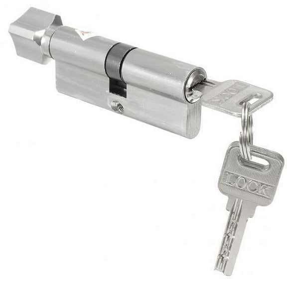 deevoka 2X Thumb Turn Cylinder Lock Barrel with Keys for Garage