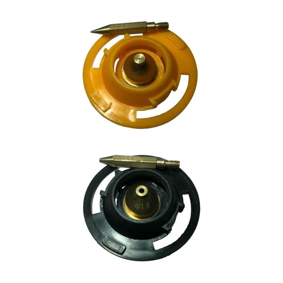 deevoka 2x Electric Paint Sprayer Brass Nozzle Replacement Smooth Surface Parts