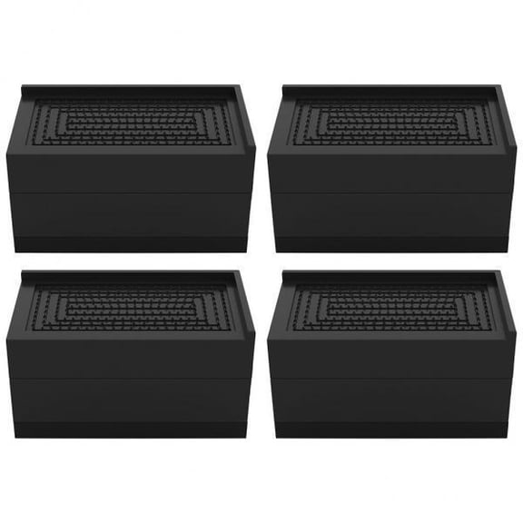 deevoka 2x Furniture Riser Bed Elevator Square Furniture Accessories Stackable for Bed Chairs Desks