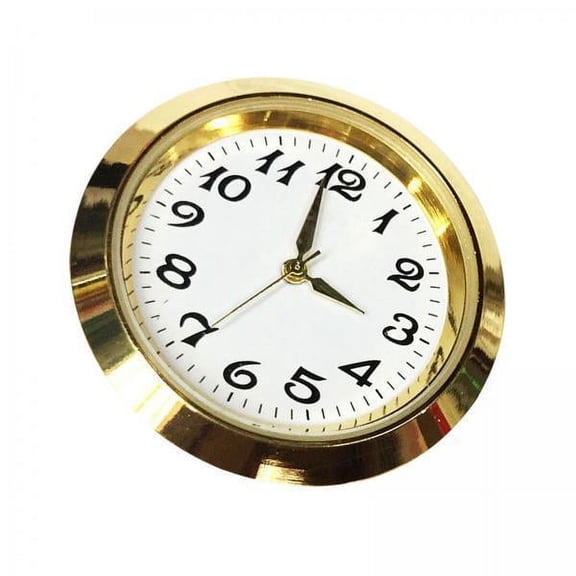 deevoka 2x Round Clock Insert Clock Face for Diameter 1-3/8 Inch (35