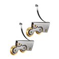 thumbnail image 1 of deevoka 2x Sliding Patio Door Roller Assembly Replacement Professional for Closet Doors Hardware Multifunctional Silent Copper Wheel Double Concave Wheel, 1 of 9
