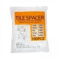 thumbnail image 1 of deevoka 2x100Pcs Tile Spacers Cross Tile Leveling System Spacer for Wall Floor Tiles, 1 of 9