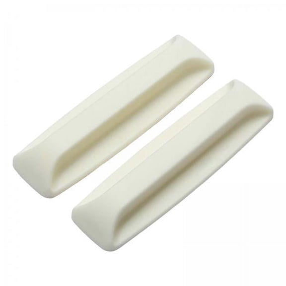 deevoka 2x2 Pieces Door Handle Universal Freezer Handle Support Kits for Freezer Window Furniture Hardware , White, 2 Pcs
