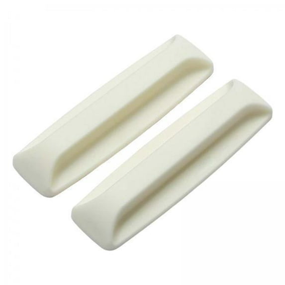 deevoka 2x2 Pieces Door Handle Universal Freezer Handle Support Kits for Freezer Window Furniture Hardware , White, 3 Pcs