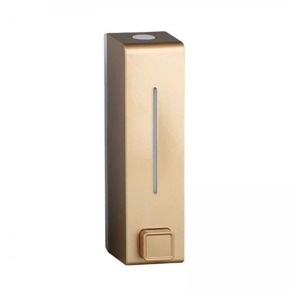 deevoka 2x600ml Soap Dispenser Wall Mounted Bathroom Shower Shampoo Hotel Gold