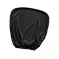 thumbnail image 1 of deevoka 2xComputer Chair Back Slipcovers Washable Desk Chair Back Cover for Study Room Black, 1 of 9