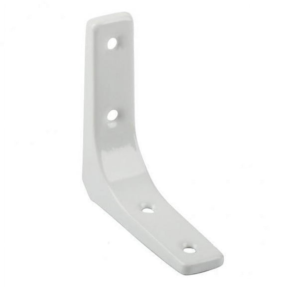 deevoka 2xHeavy Duty Shelf Bracket Wall Hanging Shelve d Brackets White 3Inch , White 3Inch, 4 Pcs