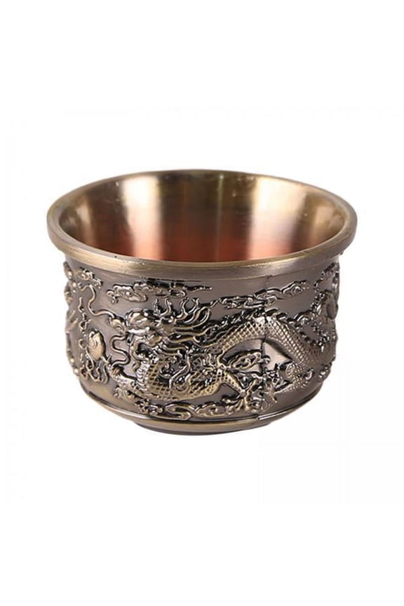 2xLiquor Cup Vodka Gifts Vintage Metal Glass for Weddings 25 ml 2 Pcs