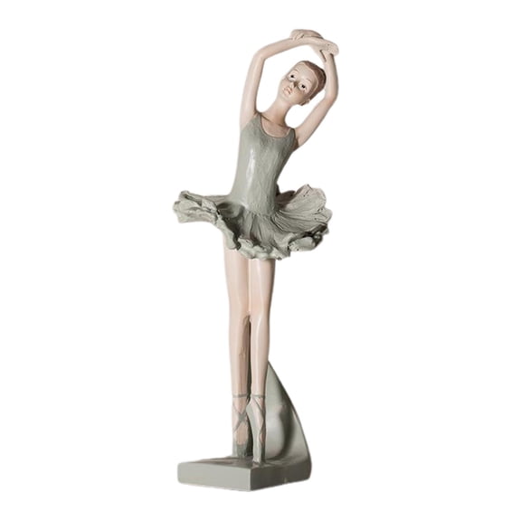 deevoka 3.9x9.3 '' Resin Modern Ballerina Statue Ballet Dancer Desk Ornament Collectible B