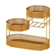 thumbnail image 1 of deevoka 3 Layer Fruit Basket Vegetable Storage Bowl Multiuse Fruits Stand Metal Wire Fruit Basket Fruit Holder for Bread Onion, 1 of 9