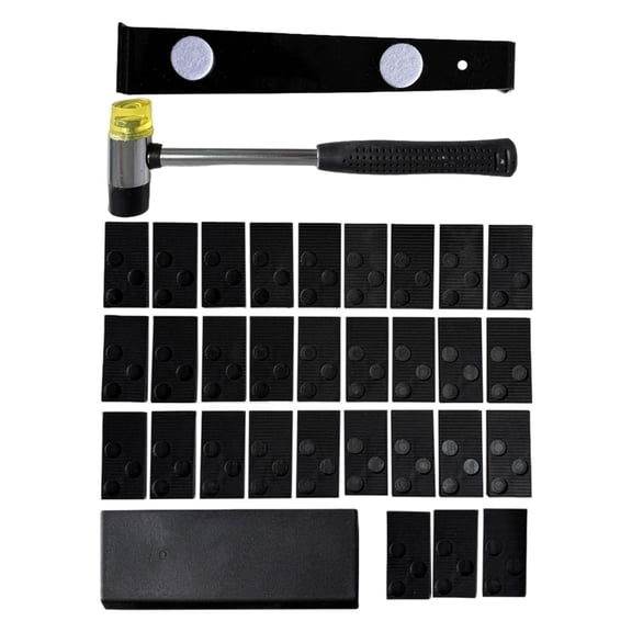 deevoka 33 Pieces Laminate Flooring Installation Kit Portable Easy to Use 30 Spacers