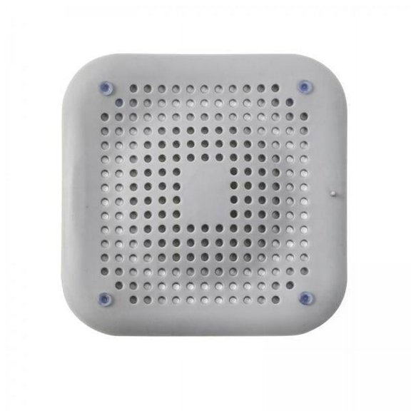deevoka 3X Hair Blocking Strainer Anti Clogging Drain Hole Protector for Bathtub, Gray