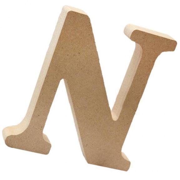 deevoka 3xWooden Alphabet Craft Letter Plaque Wall Hanging Wedding Nursery Decor N 3 Pcs