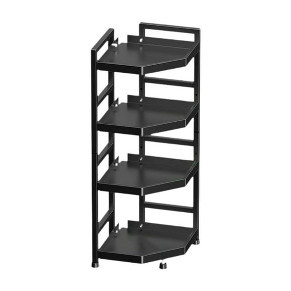 deevoka 4 Tier Shelf Rack Adjustable for Home Small Room